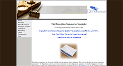 Desktop Screenshot of deposums.com